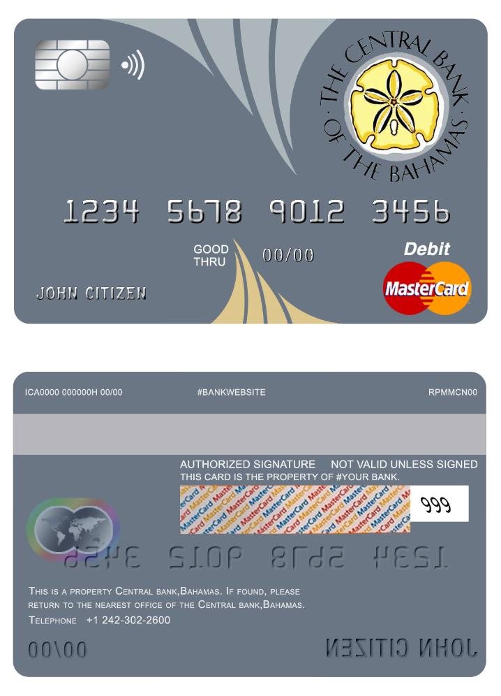 Bahamas Central Bank mastercard